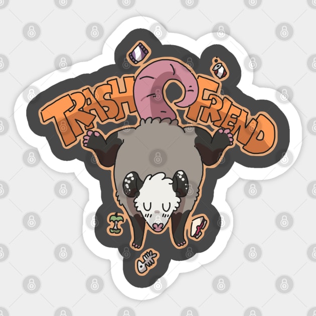 Trash Friend Sticker by goccart